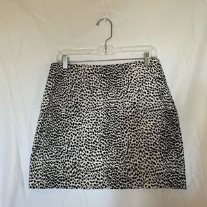 Textured Polka Dot Skirt